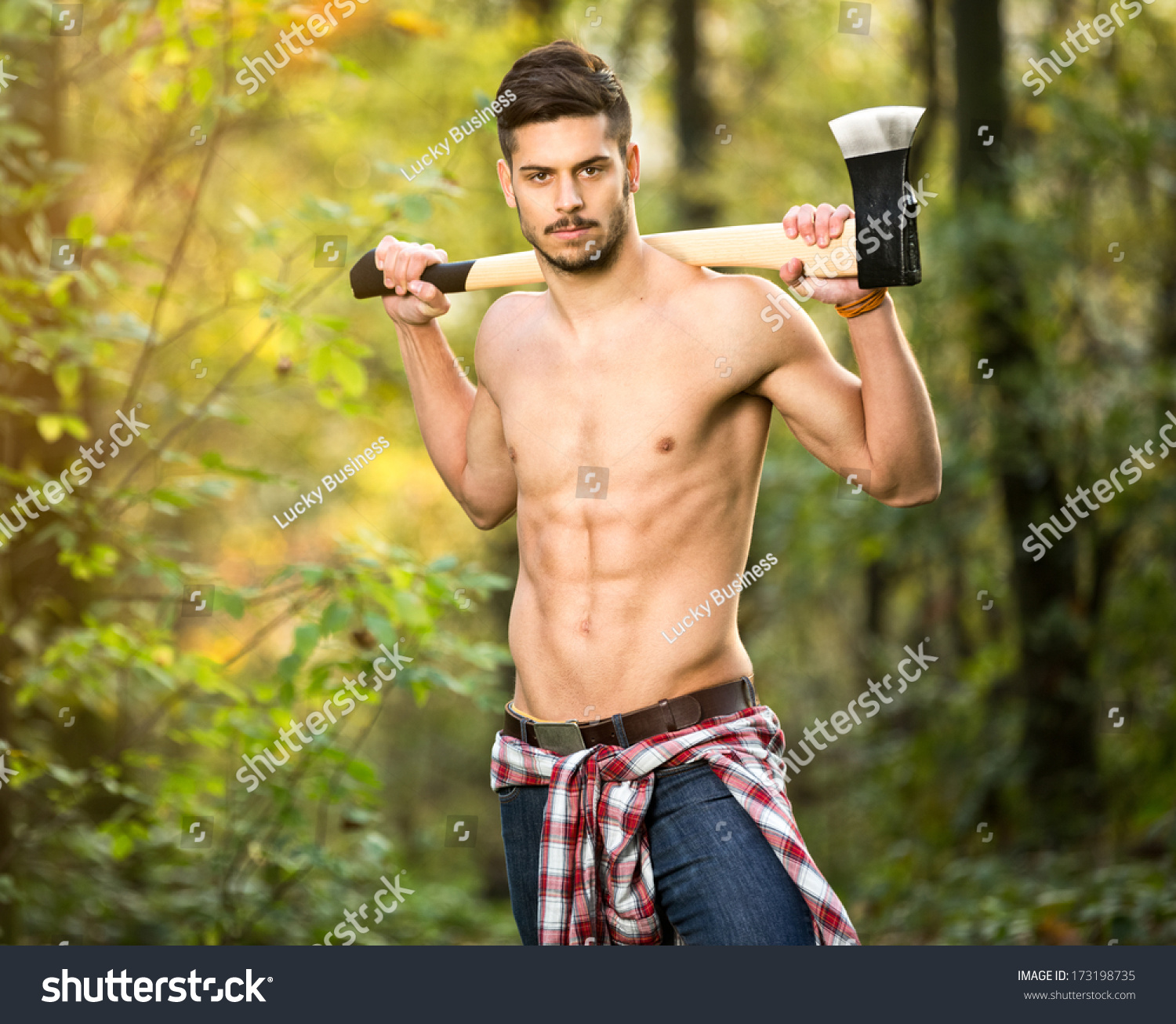 Naked Lumberjack lil mama nude nice nipple tits